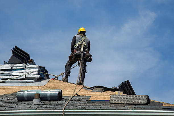 Professional Roof Installation technician working in Wellston, MO